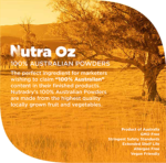 Nutra Oz product range 